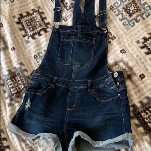 Denim overalls